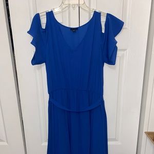 Beautiful bright blue dress